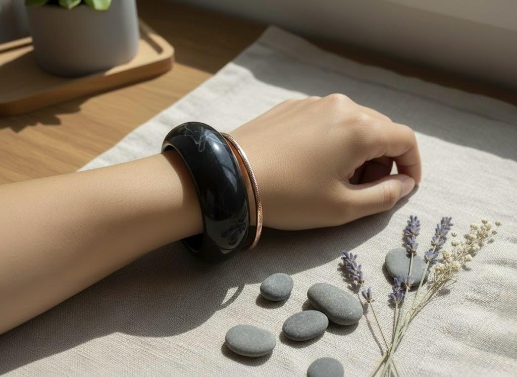 Classic Black Bangle