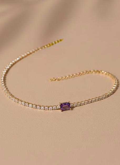 Crystal Line Bracelet