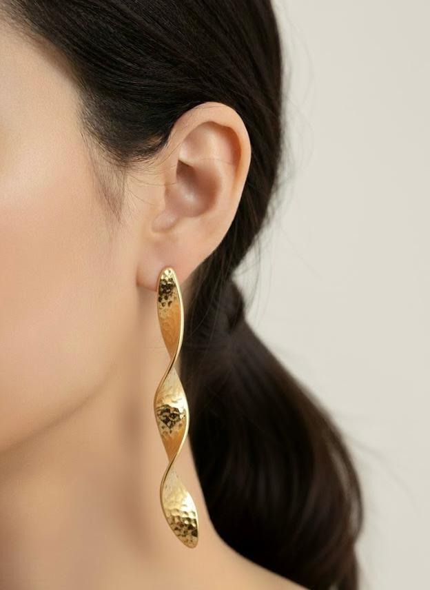 Wave Drop Earrings