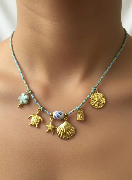 Beach Charms Necklace