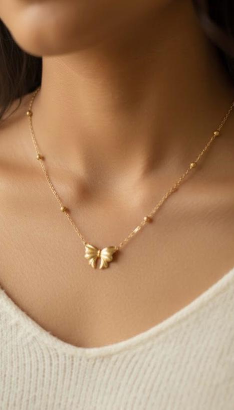 Bow 2 Necklace