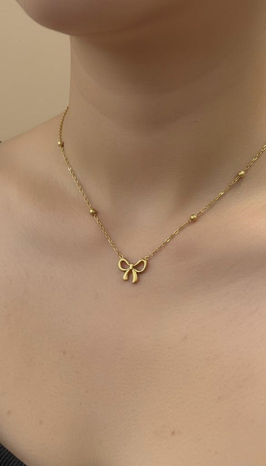 Bow Necklace