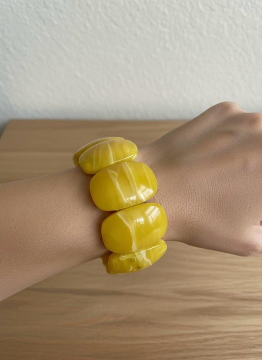 Chunky Yellow Bracelet