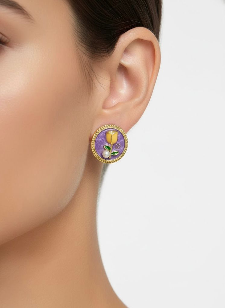 Floral Pearl Earrings