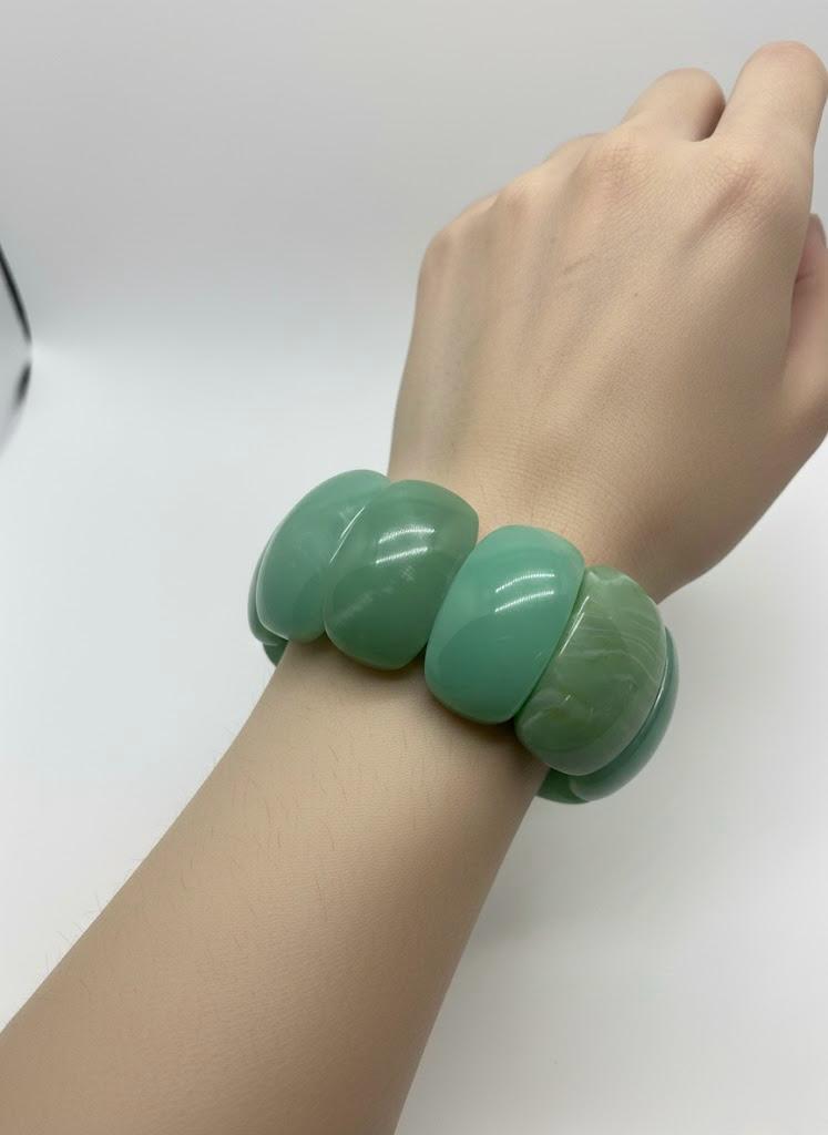 Chunky Green Bracelet