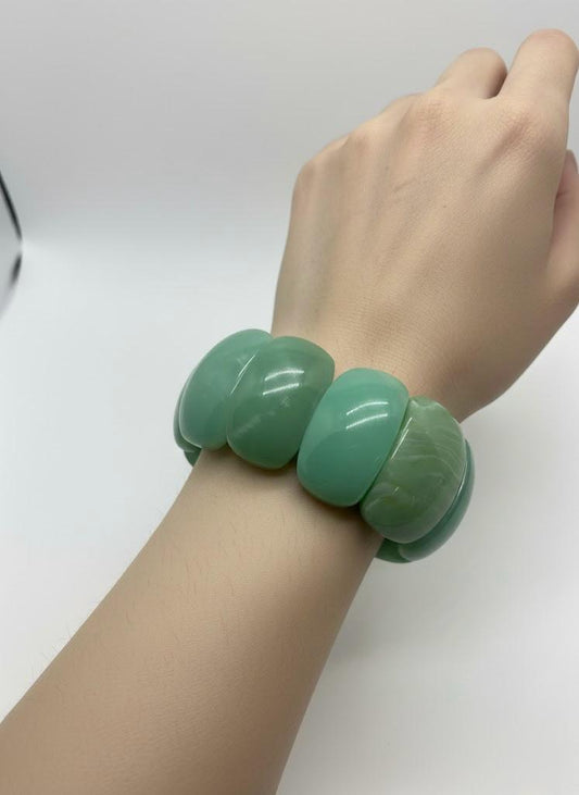 Chunky Green Bracelet