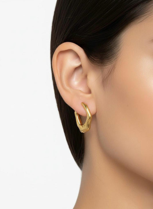 Chunky Hoops Earrings