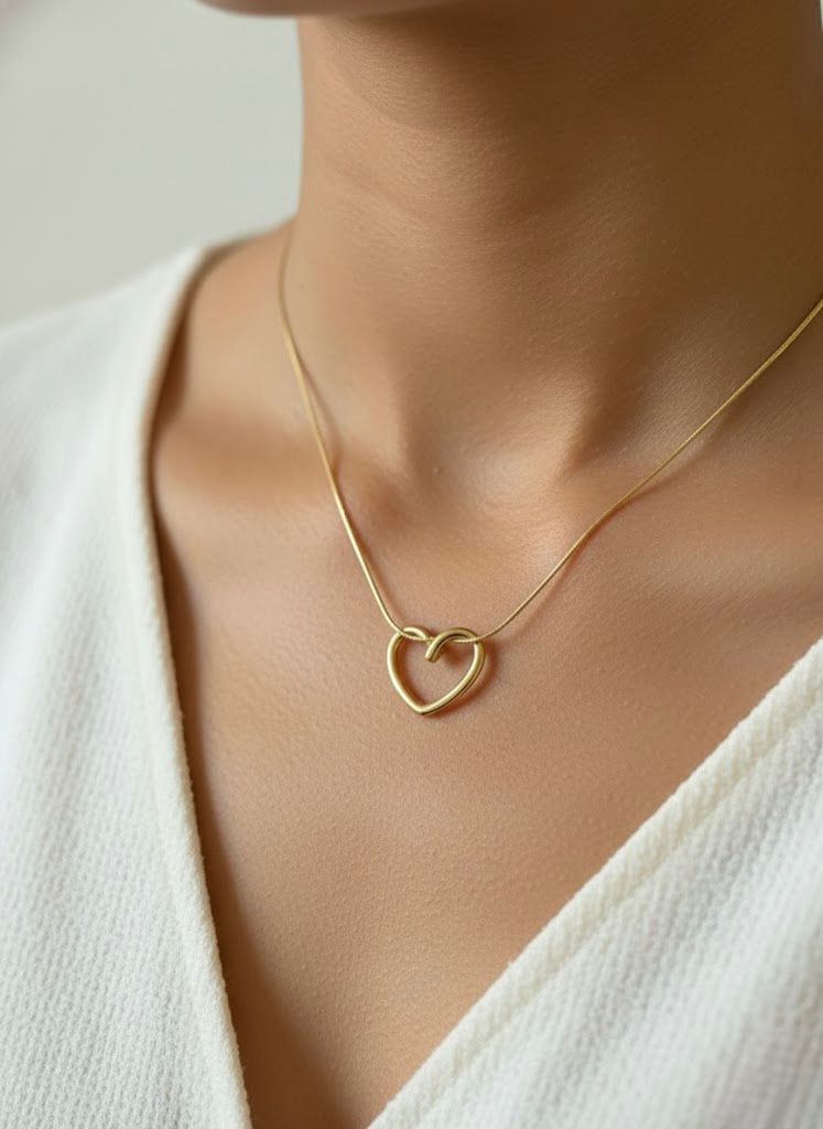 Open Heart Necklace
