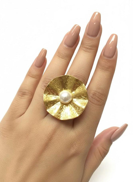 Pearl Flower Ring