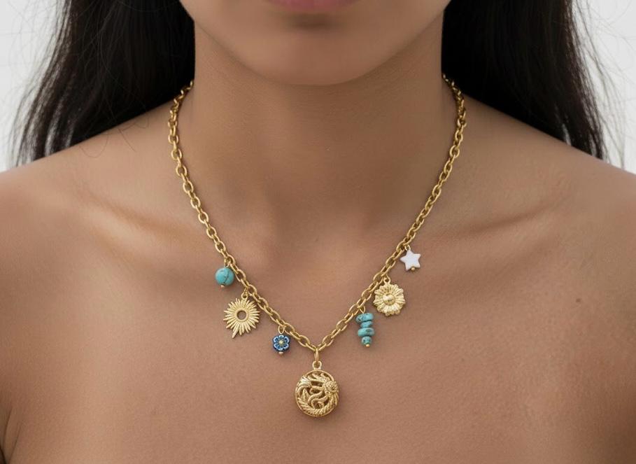 Sun Charms Chain