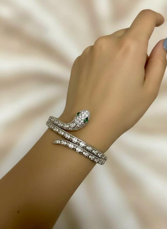 Silver Snake Bracelet