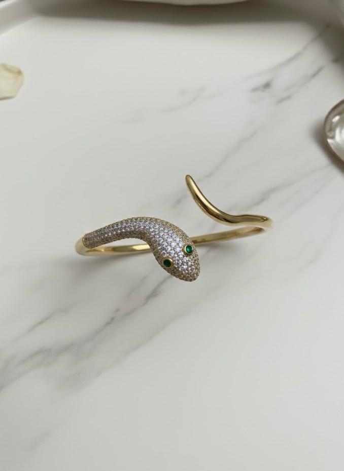 Golden Snake Bracelet