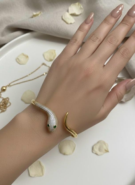 Golden Snake Bracelet