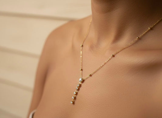 Square Line Necklace