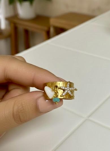 Star Charm Ring