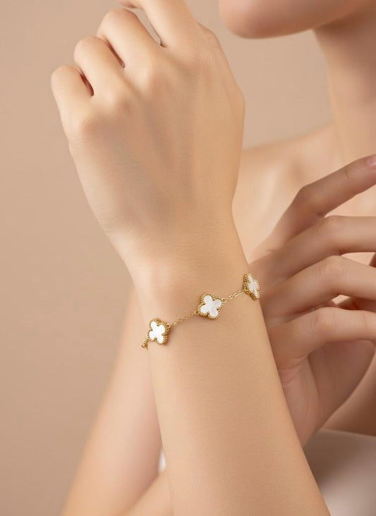White Clover Bracelet